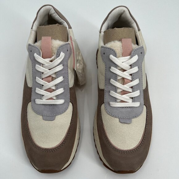 Madewell Women's Kickoff Trainer Sneakers Sherpa-Lined MWL Cloudlift sz 9.5 - Picture 3 of 11